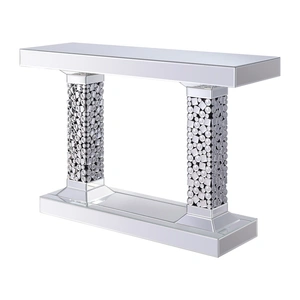 ACME Glam Kachina 90446 Mirrored/Faux Gemstones Console Table
