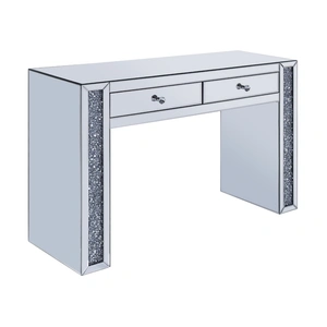 ACME Glam Noralie 90465 Mirrored/Faux Diamonds Vanity Desk