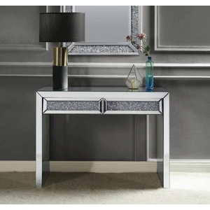 ACME Glam Noralie 90505 Mirrored/Faux Diamonds Console Table
