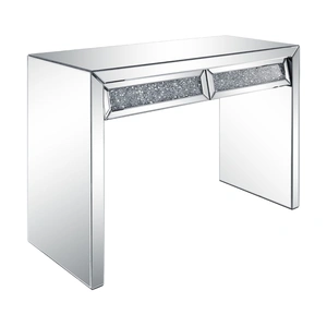ACME Glam Noralie 90505 Mirrored/Faux Diamonds Console Table