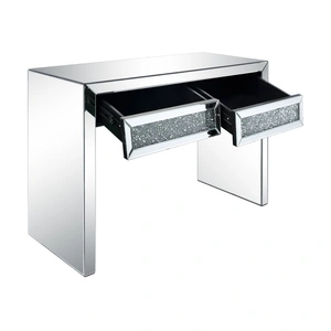 ACME Glam Noralie 90505 Mirrored/Faux Diamonds Console Table