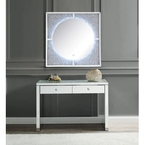 ACME Glam Noralie 90507 Mirrored/Faux Diamonds Console Table