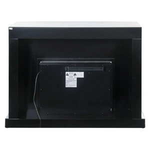 ACME Glam Noralie 90523 Mirror/Faux Diamonds LED Fireplace w/ Adjustable Temperature & Timer