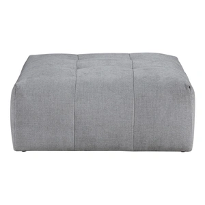 Homelegance Tidal Square Polyester Ottoman with Casters