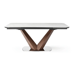 ESF Furniture 9188 Extendable Ceramic Top Dining Table