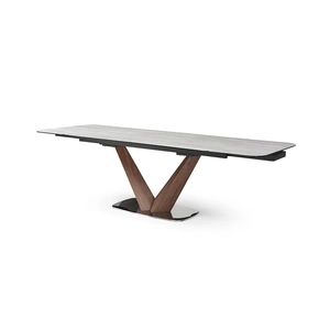 ESF Furniture 9188 Extendable Ceramic Top Dining Table