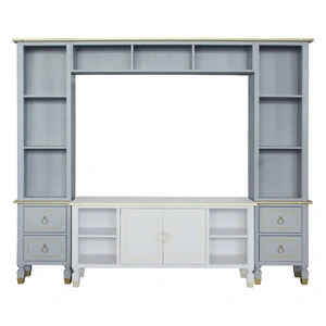 ACME House Marchese Wood Entertainment Center, Pearl Gray
