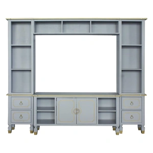 ACME House Marchese Wood Entertainment Center, Pearl Gray