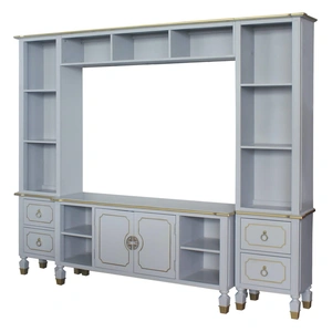 ACME House Marchese Wood Entertainment Center, Pearl Gray