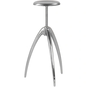 Meridian Furniture Clara Adjustable Aluminum Stool