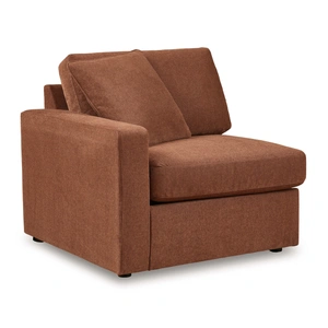Ashley Furniture Modmax 3-Piece Polyester Sectional Sofa w/RAF Chaise, Spice