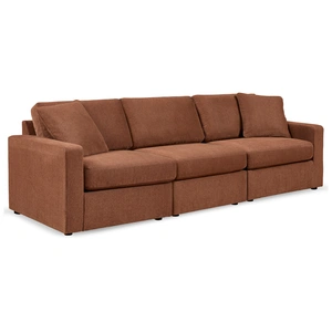 Ashley Furniture Modmax 3-Piece Polyester Modular Sofa, Spice