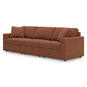 Ashley Furniture Modmax 3-Piece Polyester Modular Sofa, Spice