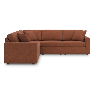 Ashley Furniture Modmax 5-Piece L-Shaped Polyester Sectional, Spice