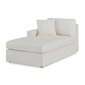 Ashley Furniture Modmax 5-Piece Polyester Double Chaise Sectional Sofa w/Audio Consoles, Oyster
