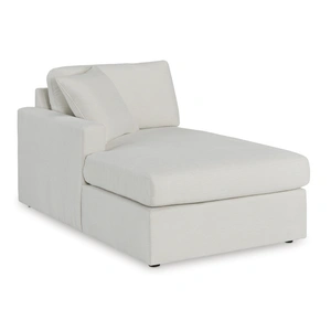 Ashley Furniture Modmax 5-Piece Polyester Double Chaise Sectional Sofa w/Audio Consoles, Oyster