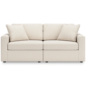 Ashley Furniture Modmax 2-Piece Polyester Modular Loveseat, Oyster
