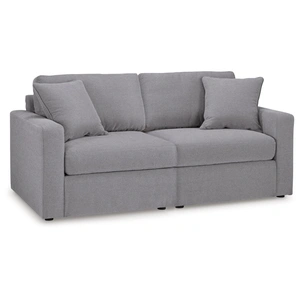 Ashley Furniture Modmax 2-Piece Polyester Modular Loveseat, Granite