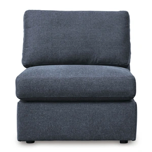 Ashley Furniture Modmax 6-Piece U-Shaped Polyester Sectional w/RAF Chaise, Storage Console & Armless Chair, Ink