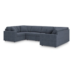 Ashley Furniture Modmax 6-Piece U-Shaped Polyester Sectional, Ink