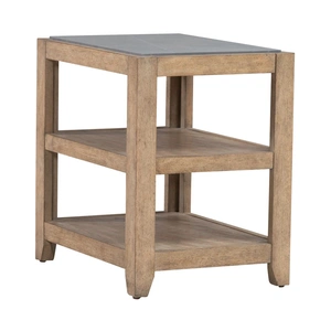 Liberty Furniture Millstone Rectangular Wood Chairside Table, Nutmeg
