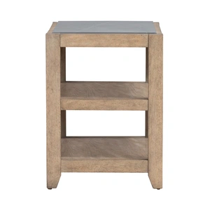 Liberty Furniture Millstone Rectangular Wood Chairside Table, Nutmeg