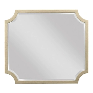 American Drew Lenox Square Wood Sarbonne Mirror, Alabaster