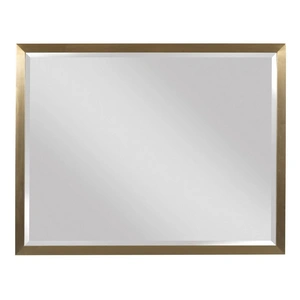 American Drew Lenox Anaheim Rectangular Metal Mirror, Alabaster