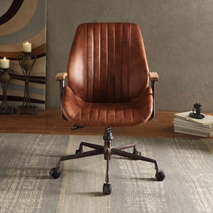 AF Modern Hamilton Top Grain Leather Executive Office Chair