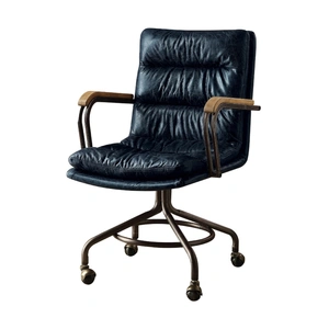 AF Modern Harith Top Grain Leather Executive Office Chair w/Footring