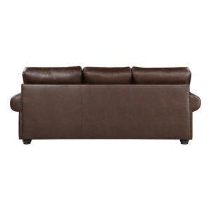 Homelegance Franklin Microfiber Sofa, Dark Brown