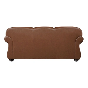 Homelegance Attleboro Leather Sofa, Camel Brown