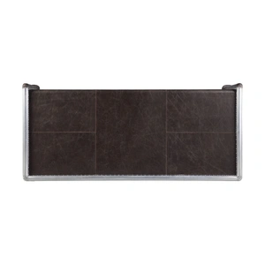 AF Modern Brancaster 92855 Top Grain Leather/Aluminum Desk