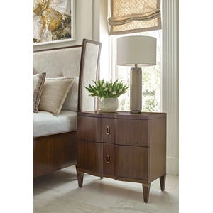 American Drew Vantage Carlisle Wood Panel Bedroom Set, Walnut
