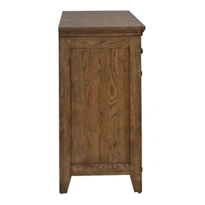 Liberty Furniture Carolina Park Wood 7-Drawer Dresser, Amber Brown