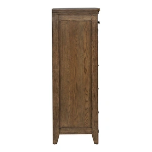 Liberty Furniture Carolina Park Wood 5-Drawer Chest, Amber Brown