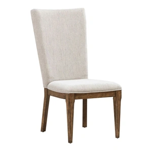 Liberty Furniture Carolina Park Fabric/Wood Side Chair, Amber Brown (Set of 2)