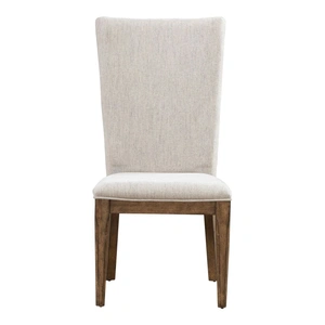 Liberty Furniture Carolina Park Fabric/Wood Side Chair, Amber Brown (Set of 2)