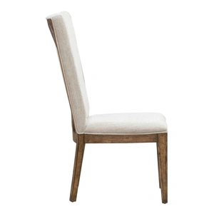 Liberty Furniture Carolina Park Fabric/Wood Side Chair, Amber Brown (Set of 2)