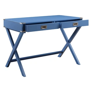 ACME Amenia Wood Writing Desk, Blue