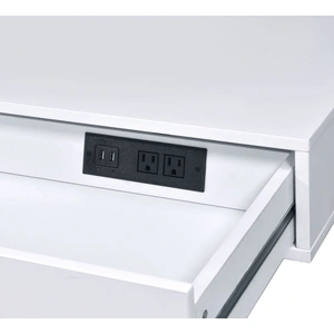 ACME Coleen Wood Veneer/Metal Desk, Composition 3