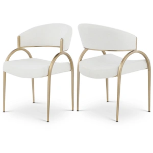Meridian Furniture Privet Linen Dining Chair (Set of 2)