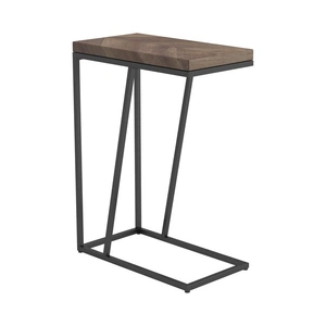 Coaster Sergio Chevron Rectangular Accent Table, Tobacco