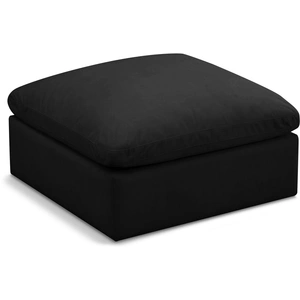 Meridian Furniture Plush Velvet Standard Comfort Modular Ottoman