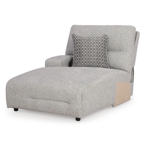 Ashley Furniture Acklen Place 6-Piece U-Shaped Polyester Power Reclining Sectional w/LAF Chaise, Pewter