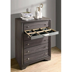Furniture of America Chrissy Wood Chest w/6 Drawers