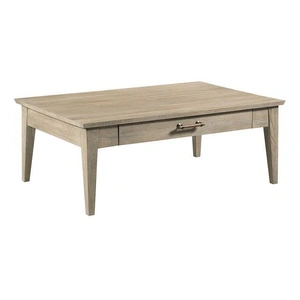 Kincaid Symmetry Collins Rectangular Wood 1-Drawer Coffee Table, Beige