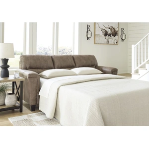 Ashley Furniture Navi Faux Leather Queen Sofa Sleeper, Fossil