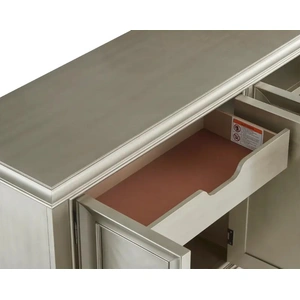 Klaussner Sophia Wood Buffet w/4 Doors, Platinum