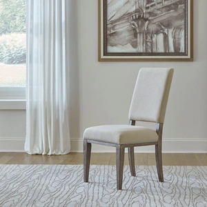 Liberty Furniture Westfield Fabric/Wood Side Chair, Havana Brown (Set of 2)